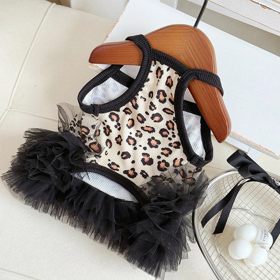 Summer Breathable Dog Dresses Thin Pet Dog Skirts for Small Dogs Cats Puppy Sweet Dress Chihuahua York Clothing Pet Supplies