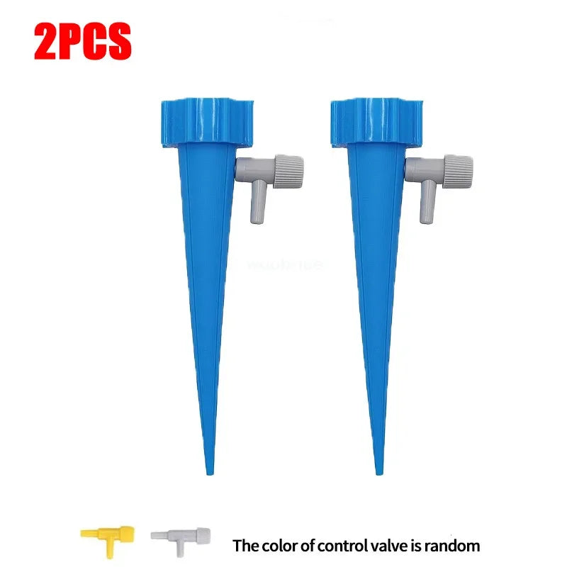 1-48pcs Drip Irrigation Self-watering Pot Automatic Drip Irrigation Kit Plant Watering Device Adjustable Control Water Dripper