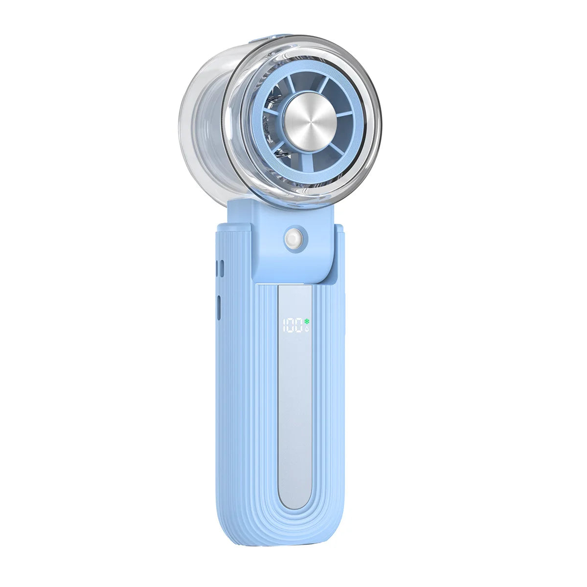 Lenovo hogesnelheid ijscoating halfgeleider handventilator, inklapbare turbine ventilator, draagbaar voor thuis, kantoor en buiten