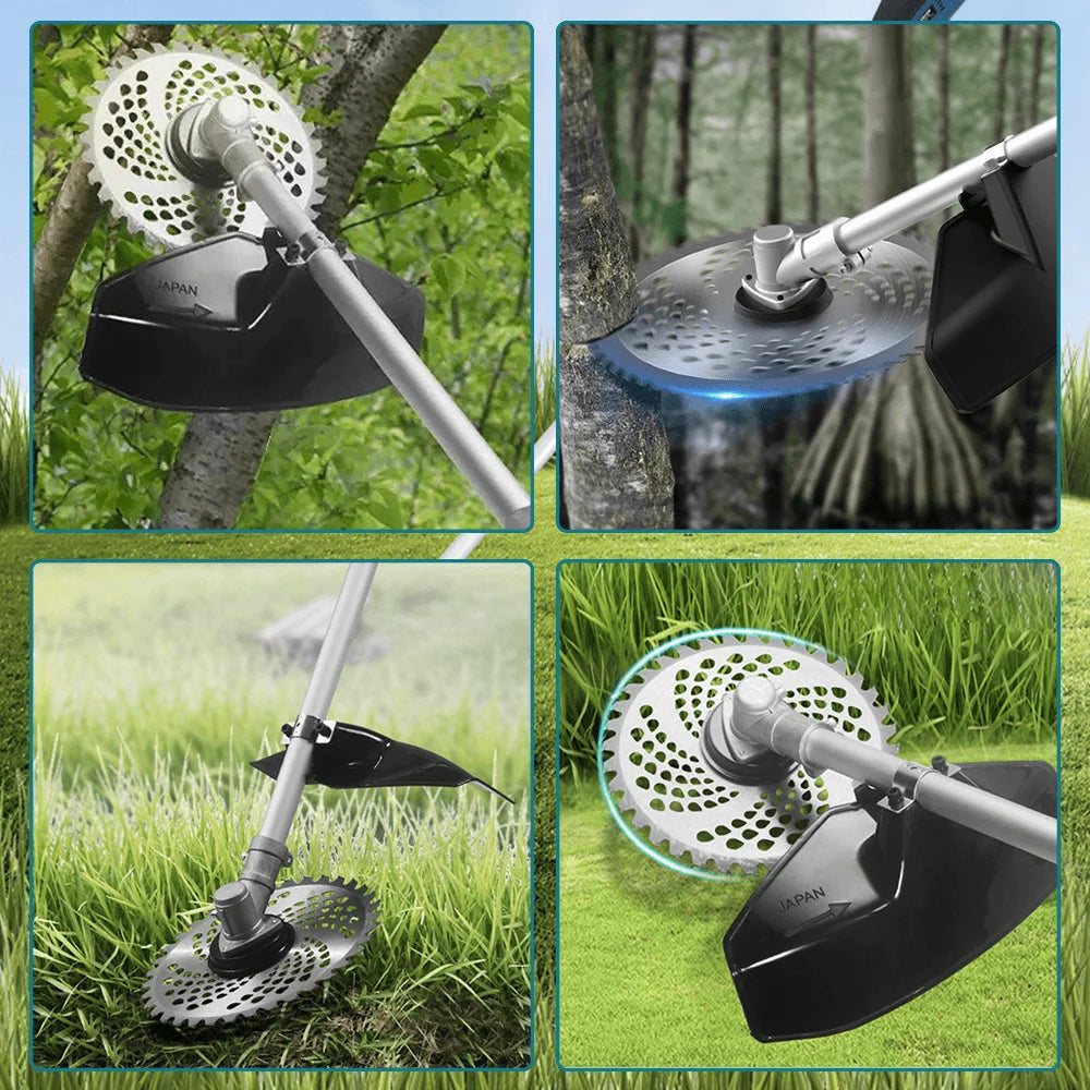 9 inch borstelloze snoerloze grasmaaier elektrische grassnijder trimmer in lengte verstelbaar tuingereedschap voor Makita 18V accu