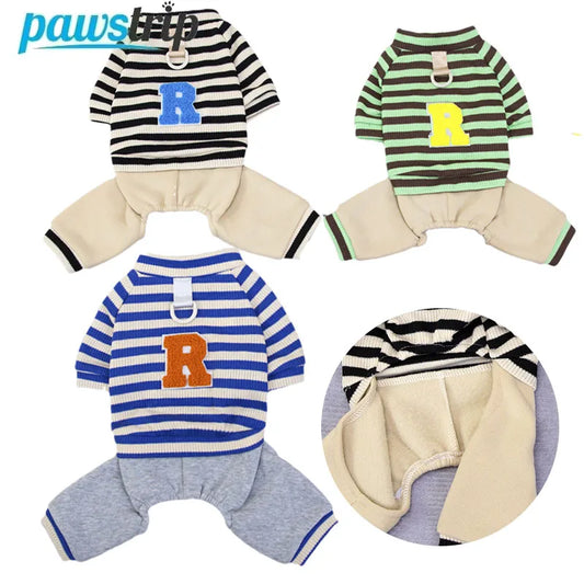 Winter Pet Dog Jumpsuit for Small Medium Dogs Puppy Clothes Soft Fleece Dog Coat Chihuahua Yorkie Poodle Clothing