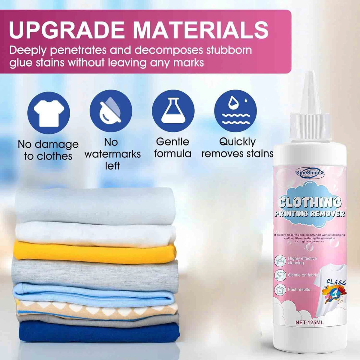 DTF Print Remover Sticker Liquid  Print Remover Clothes Adhesive Letter Sticker DTF Textile Shirts Remover Liquid Solution Kits