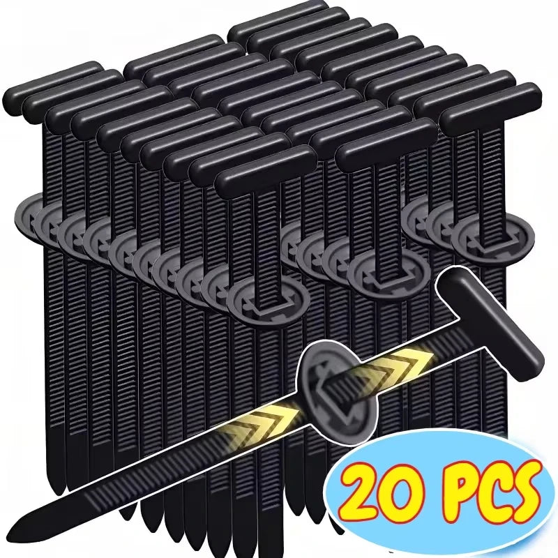 Self-locking Universal Nylon Cable Tie Buckle Heavy Duty Zip Ties with Pin & Button Car Daily Repair Fastening Strap