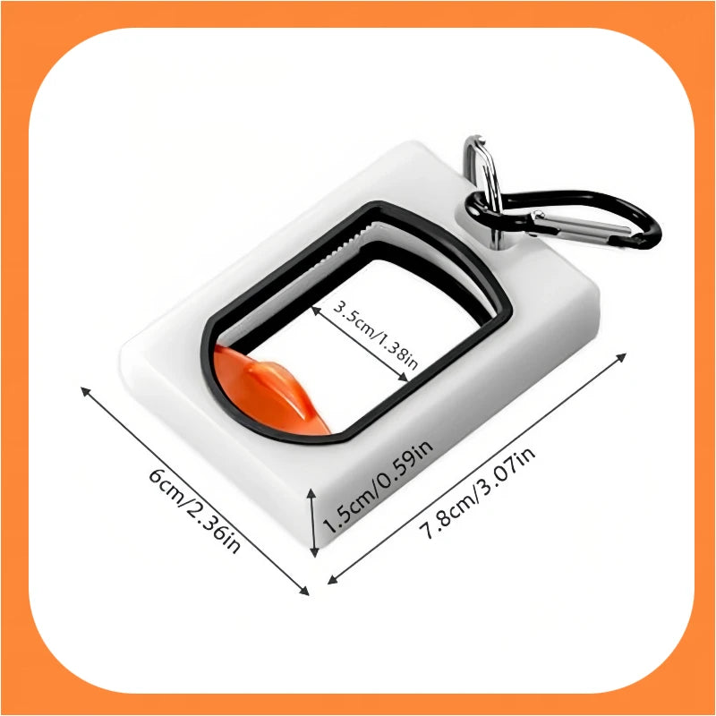 Square Cable Tie Organizer Portable Fluorescent Storage Cable Tie Holder Cable Tie Storage Tool Fluorescent Organize StorageTool