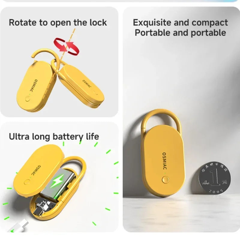 Lenovo New  Ultrasonic Repeller Rechargeable Mosquito Mouse Rat Deterrent Anti Pest Control Lock Head For Home Vehicle Camping