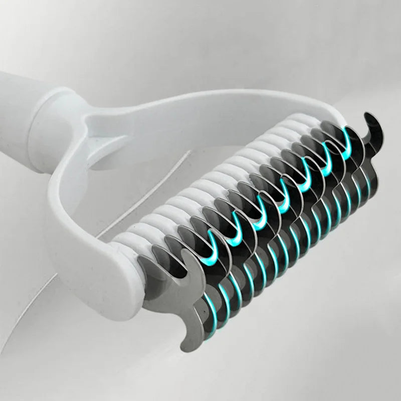 Double Sided Pet Hair Remover Dog Deshedding Brush Puppy Knotted Comb for Cats Dogs Cat Hairbrush Pet Grooming Supplies