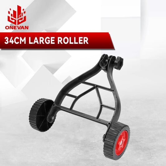 34CM Weed Trimmer Support Wheels Grass Trimmer Support Wheel Attachment Universal Adjustable Protective Cover Grass Cutter Parts