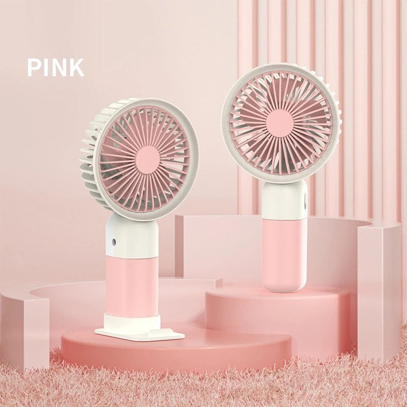 Ventilateur portatif Lenovo 2026, mini ventilateur de bureau portable, silencieux, rechargeable par USB, idéal pour les étudiants et le dortoir