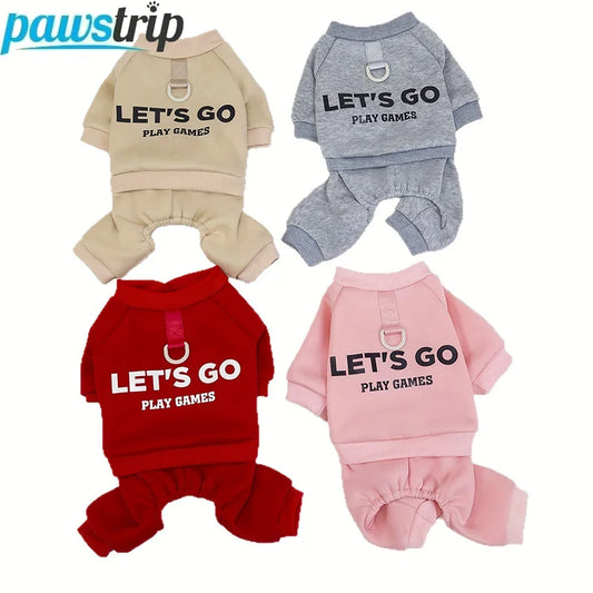 Winter Warm Pet Dog Coat for Small Medium Dogs Puppy Clothes Dog Jumpsuit Thicken Dog Hoodies Pet Supplies