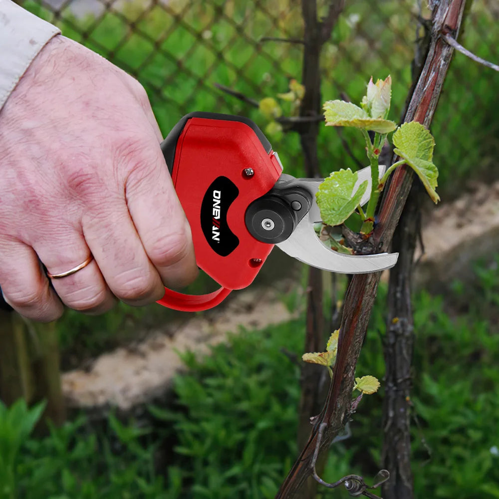 Sécateur électrique sans balais ONEVAN 30MM pour élagage, coupe de branches d'arbres, outil de jardinage et de verger pour batterie Makita 18V