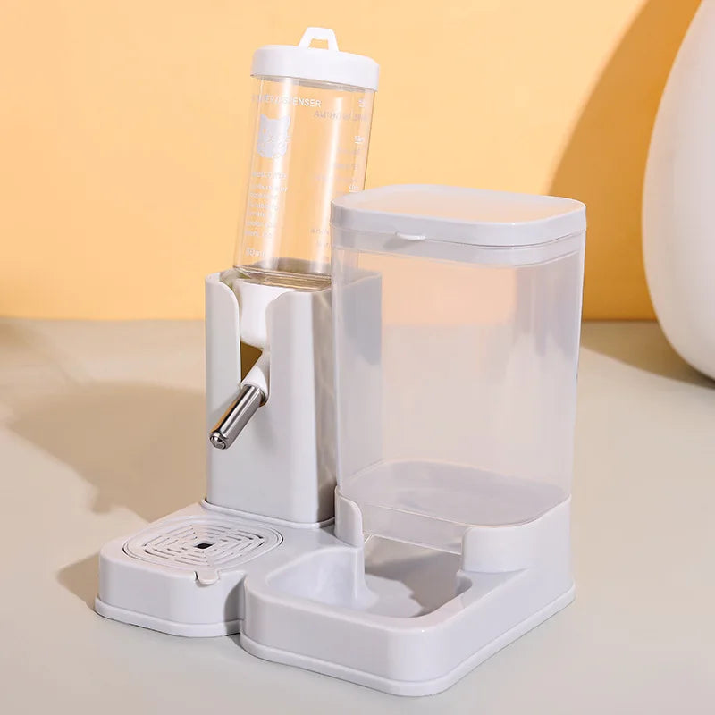 2 in 1 Hamster Feeder Pet Water Dispenser for Hamster Guinea Pig Rat Small Animal Rolling Ball Water Bottle Pet Supplies