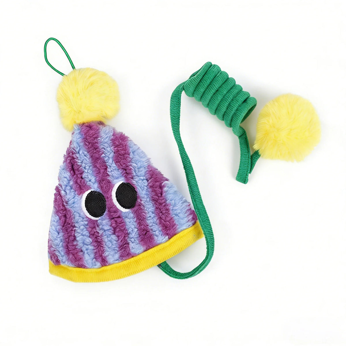 Self-Hey Hanging Door Cat Toy Funny Plush Pet Plush Spring Ball for Cats Lifting Kitten Sound Paper Toys Cat Accessories