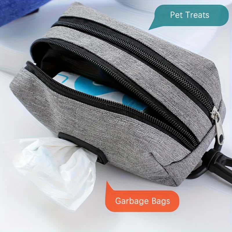 Portable Dog Poop Bag Holder Multifunctional Pet Waste Bag Dispenser Pet Treat Bags Cleaning Tools Dog Accessories