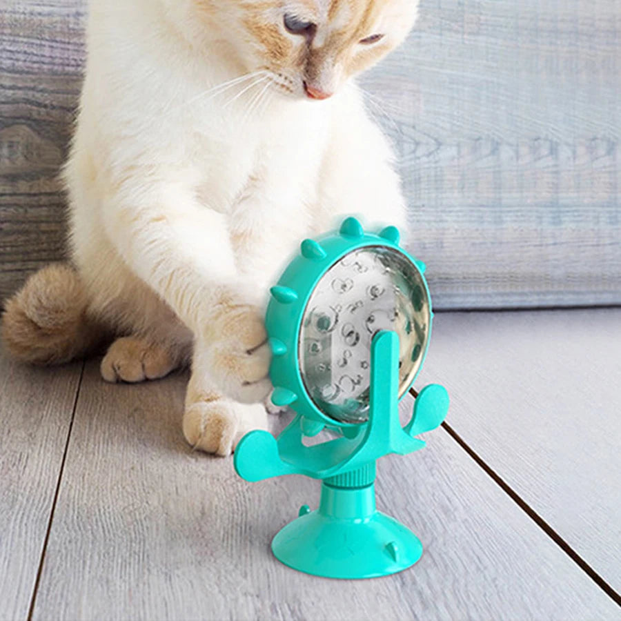 Puzzle Pet Slow Food Toy for Small Dogs Cats Interactive Cat Treat Leaking Toy Rotating Puppy  Food Treat Dispenser Pet Supplies