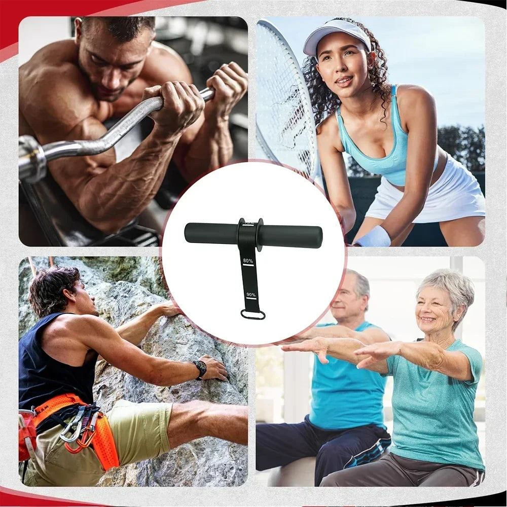 Adjustable Forearm Strength Trainer Wrist Roller With Thickened Non-Slip Handle Belt Home Workout Upper Body Fitness Equipment