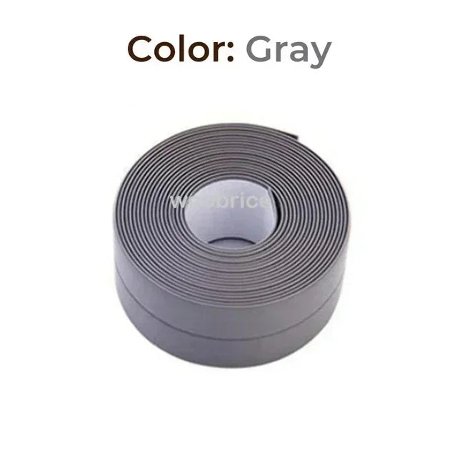 Bathroom Shower Sealing Tape PVC Bath Toilet Caulk Tape Self Adhesive Waterproof Mildew Proof Tapes For Kitchen Sink Wall Corner