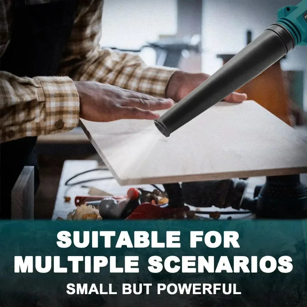 Adjustable Cordless Leaf Blower 16000RPM  Electric Air Blower Dust Collector Snow Blowing Garden Tool For Makita 18V Battery