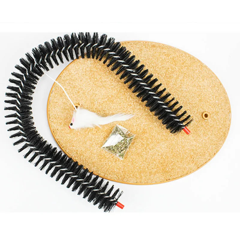 4-in-1 Cat Toy Multifunctional Cat Scratching Toys With Hanging Mouse For Cats Funny Kitten Toys Pet Supplies