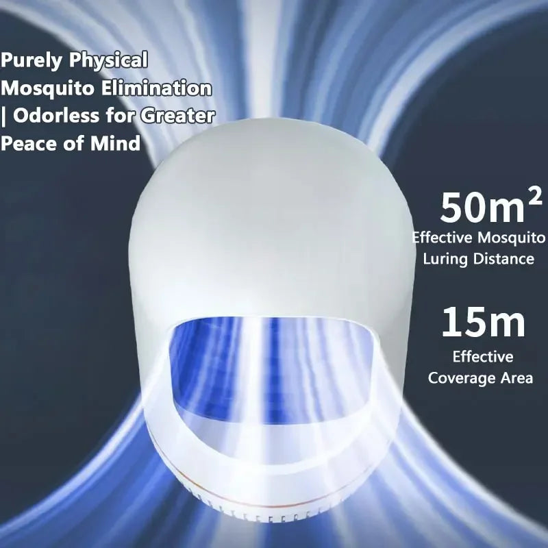 Lampe anti-moustique physique 2-en-1 Lenovo, silencieuse, sûre et portable, destructeur d'insectes électronique pour chambre à coucher, usage domestique quotidien en été