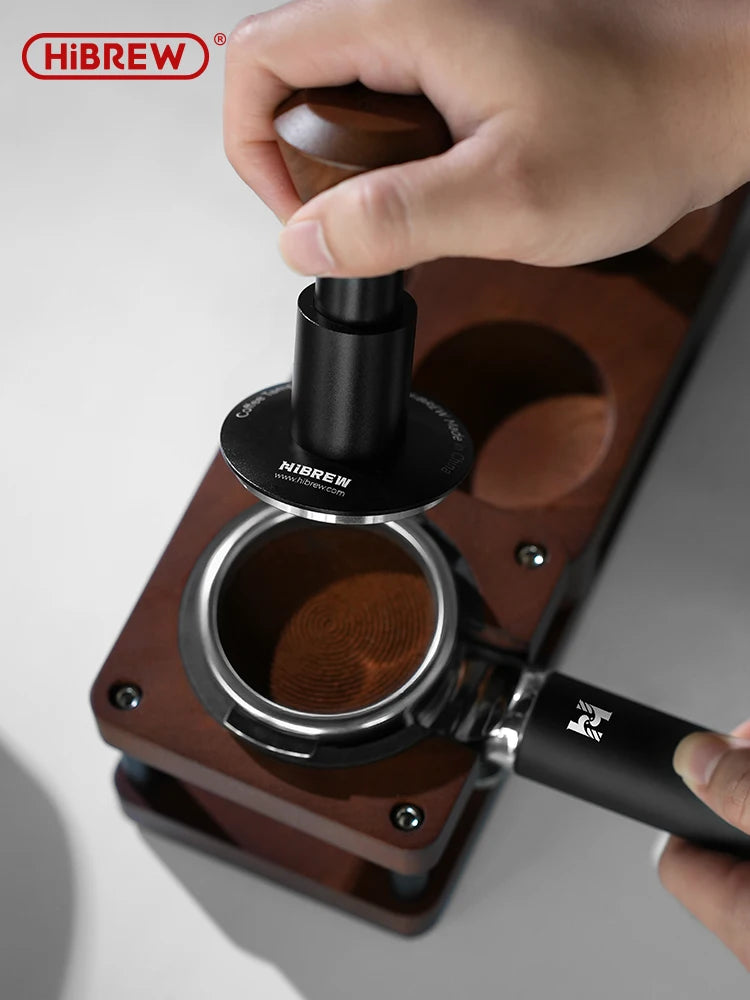 HiBREW V61 58MM Espresso Bottomless Portafilter 2in1 Double Spout with Filter Basket For H21 Espresso Machine
