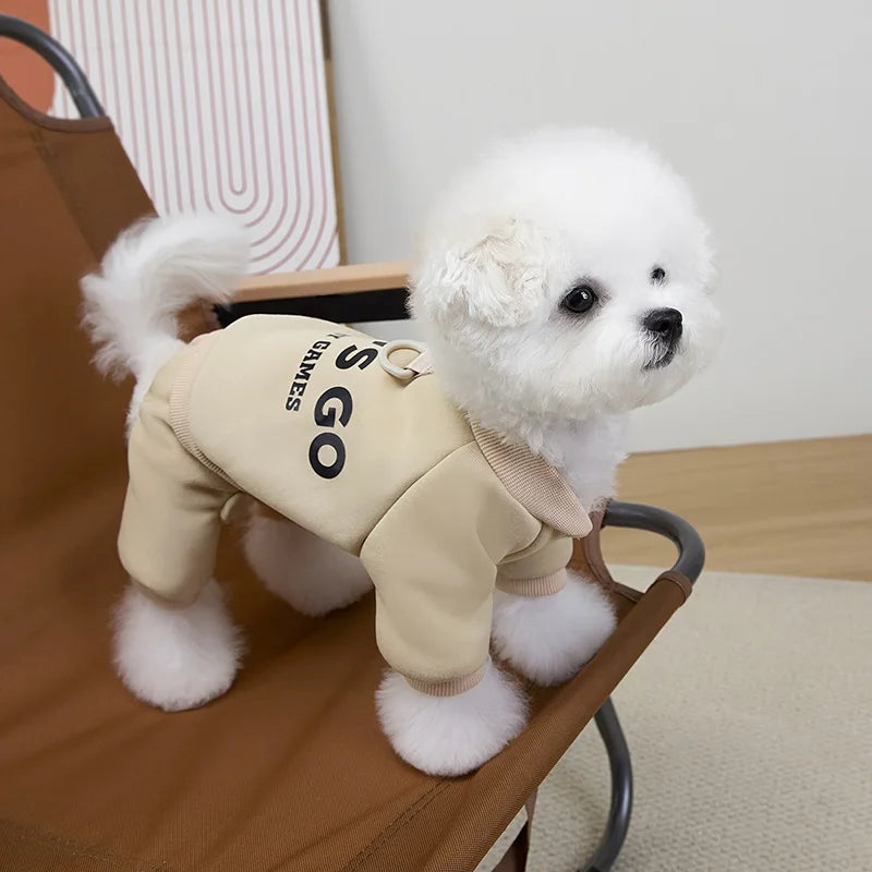 Winter Warm Pet Dog Coat for Small Medium Dogs Puppy Clothes Dog Jumpsuit Thicken Dog Hoodies Pet Supplies