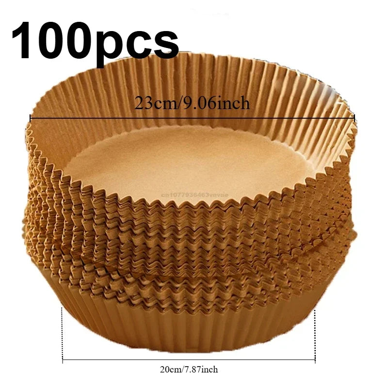 Air Fryer Paper Aerogrill Parchment Paper for Air Fryer Liner Airfryer Baking Cooking Paper Air Fryer Accessories Baking Tool