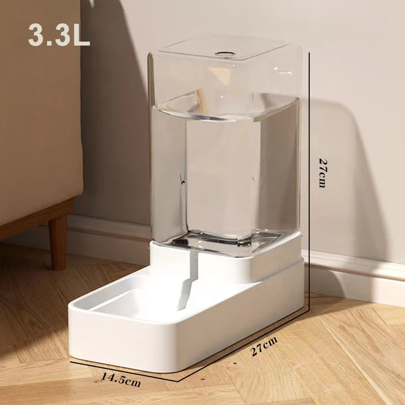 Large Capacity Pet Feeder Automatic Pet Water Dispenser for Dogs Cats Food Storage Dispenser Durable Cat Drinker Dog Feeder