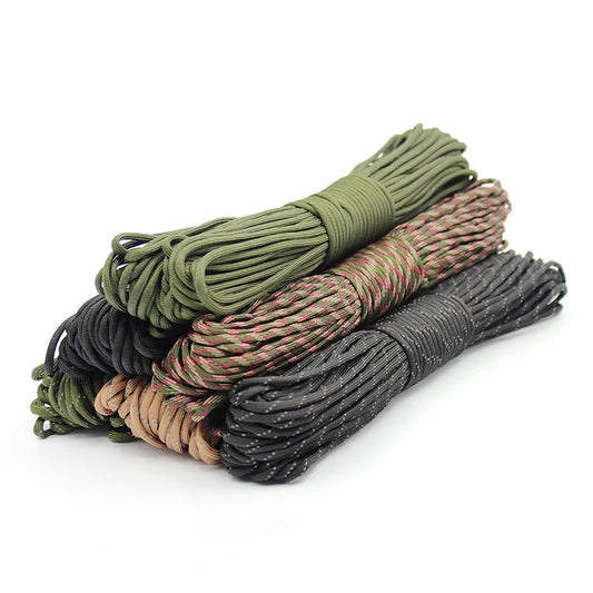 Cordon Paracorde 7 Brins 550 Corde 5 15 30 M Dia.4mm Pour Camping Extérieur Survie Longe Corde De Parachute Randonnée Accessoires De Tente