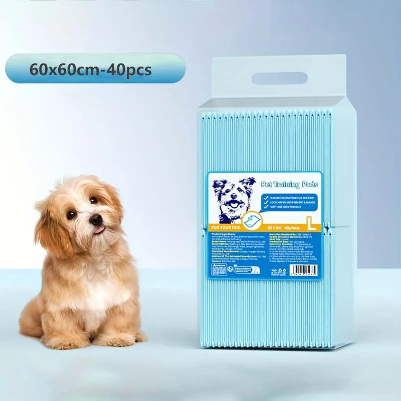 Absorbent Pet Diape Thickened Puppy Training Pads Cat Dog Pee Pads Leak-Proof Pet Urine Mat Quick Dry Pet Supplies