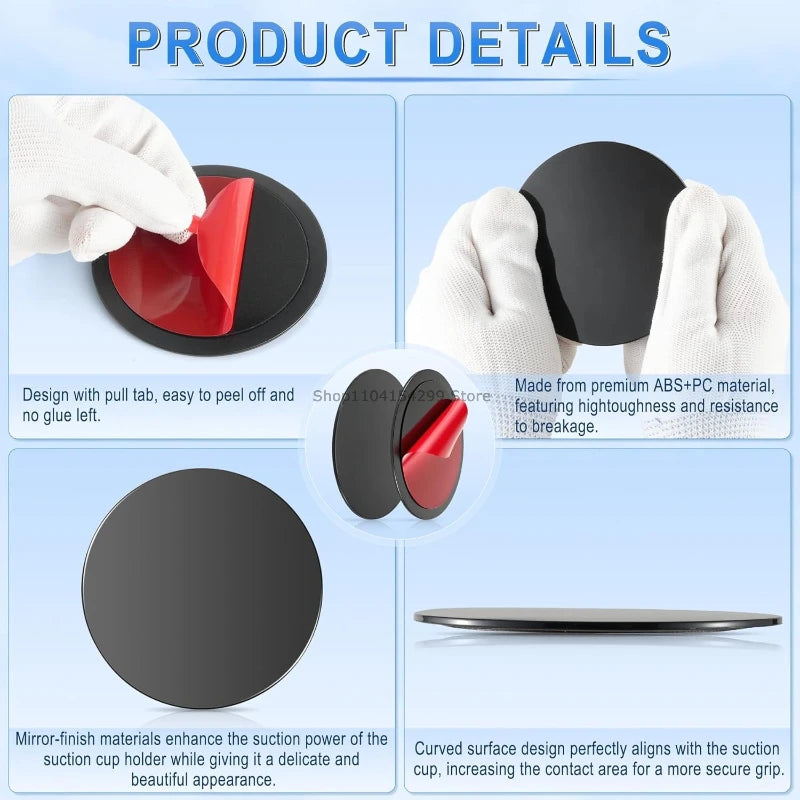 Mobile Phone Sticker Car Suction Cup Adhesive Sticker Disc Pad Base for GPS Mobile Phone Stand Bracket Holder Camera Stand Mount