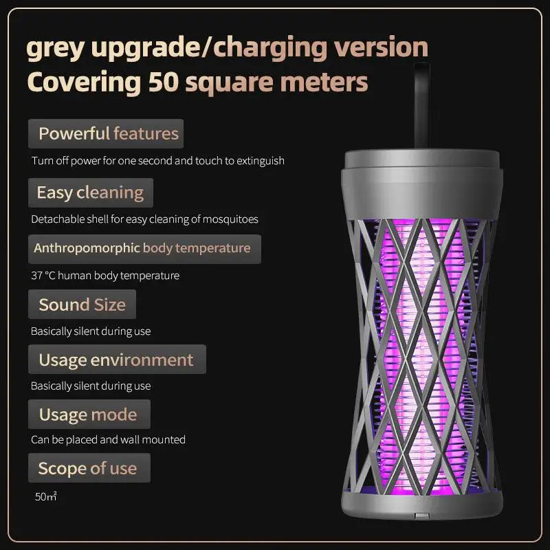 Lenovo Electric Home Mosquito Killer Lamp Portable Outdoor Atmosphere Light Mosquito Repellent Safe Efficient Bedroom Mosquito
