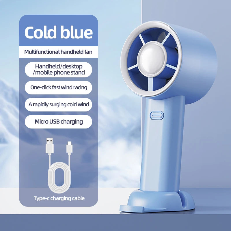 Lenovo Mini Handventilator USB Snellaadbaar Draagbare Luchtkoeler Stille Persoonlijke Hogesnelheidsventilator voor Reizen en Buitenactiviteiten