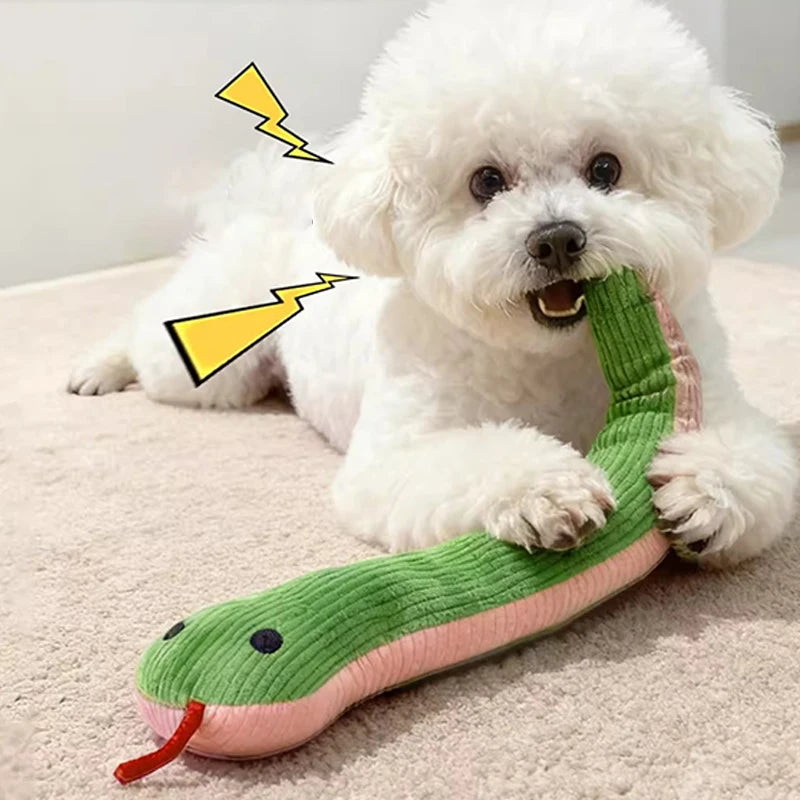 Bite-resistant Pet Dog Toys Snack-shaped Puppy Chew Toys Built in Sound Paper Interactive Plush Dog Toy Pet Supplies