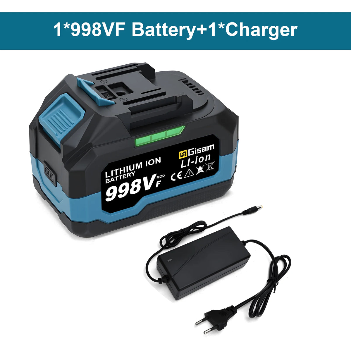 Gisam 4.0Ah 4.5Ah oplaadbare lithium-ionaccu voor accuboormachine/borstelloze moersleutel/schroevendraaier voor Makita 18V-accupinnen