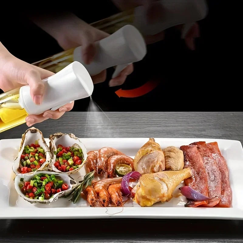 200ml 300ml 500ml Oil Spray Bottle Kitchen Cooking Olive Oil Dispenser Camping BBQ Baking Vinegar Soy Sauce Sprayer Containers