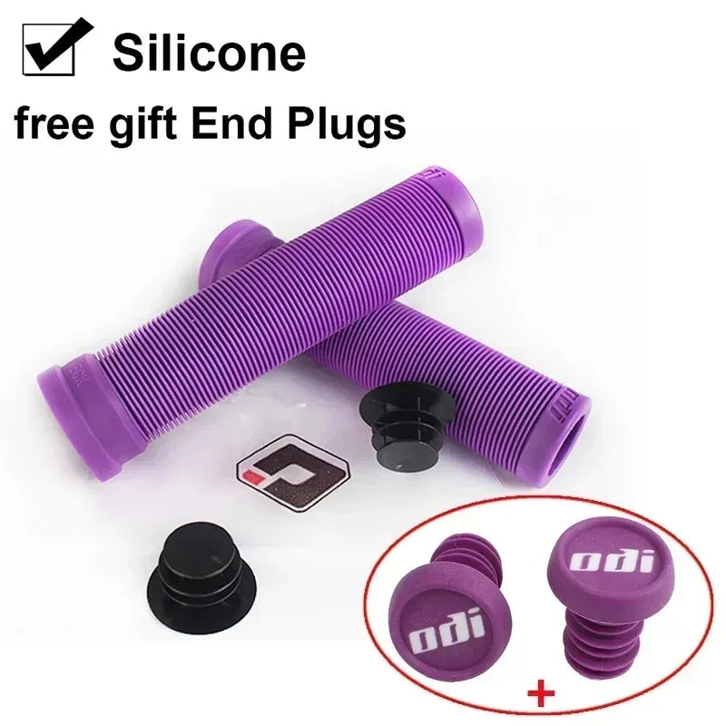 ODI Silicone MTB Handlebar Grips Shock-Absorbing Mountain Bike Scooter BMX XC 22.2mm Diameter Handle Cover