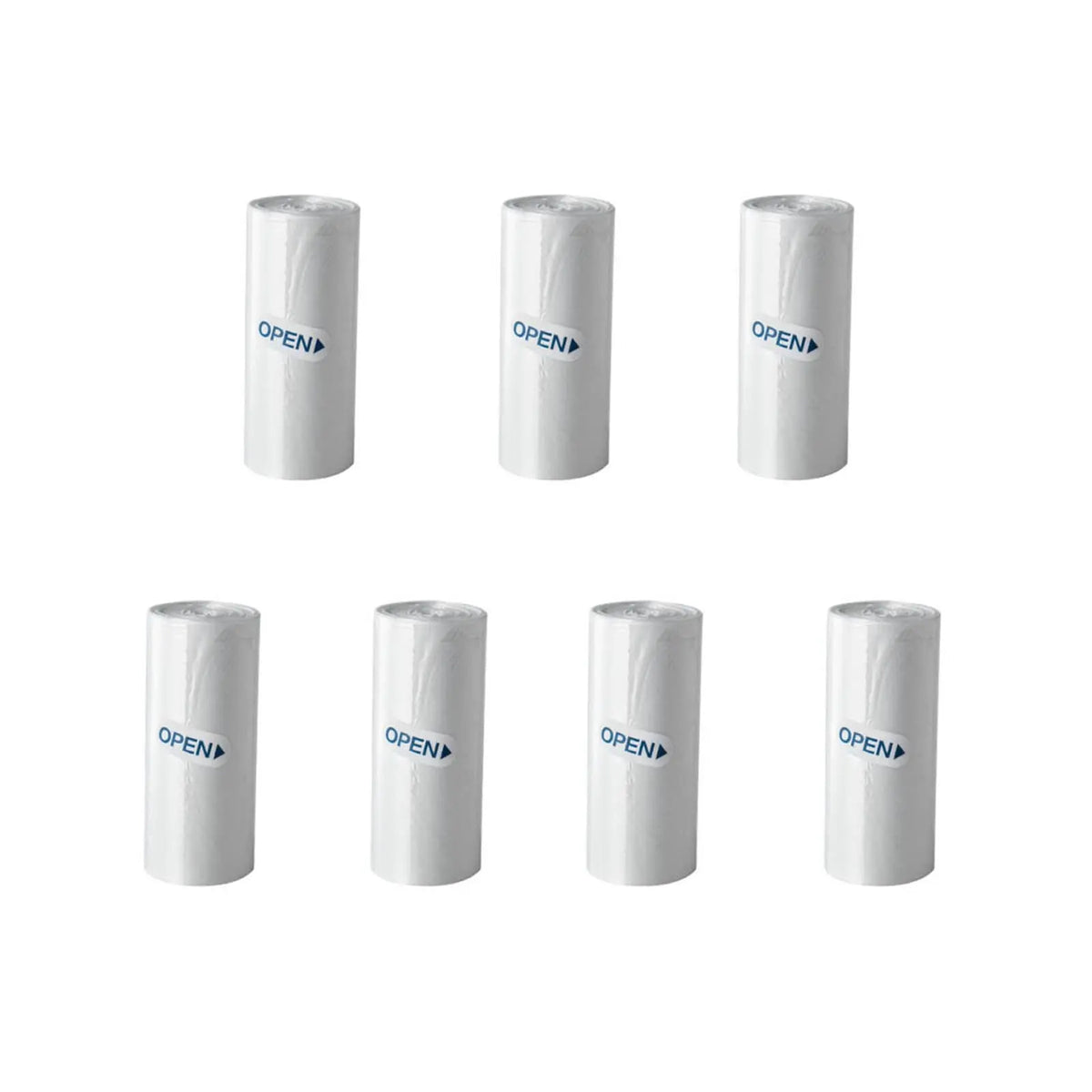 Mini Countertop Trash Can with 3 Rolls of Trash Bags, Waste Can with Press Type Lid, 1.5 Liter Wastebasket Trash Can Dispenser
