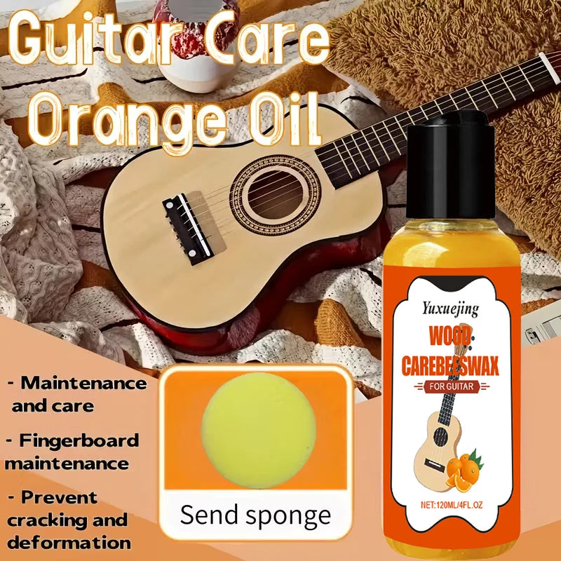 Guitar Care Oil,Maintenance Cream for Wooden Instruments,Moisturizes And Prevents Cracking,Restore The Luster,Long-Lasting Care.