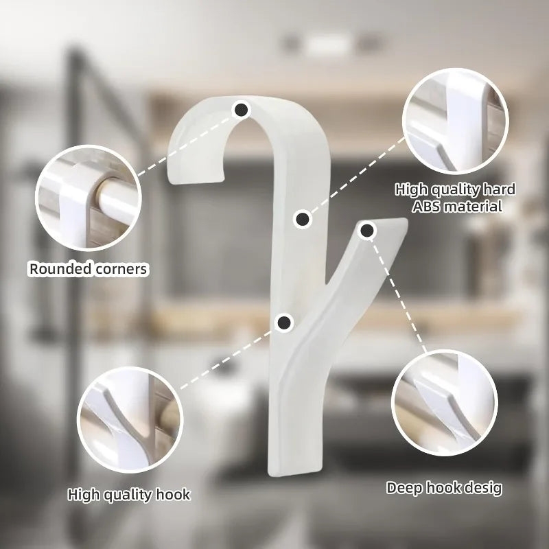 Bathroom Hanger Clips Heated Towel Radiator Rail Hook Holder Multi-Purpose Drying Rack Hook Towel Clothes Storage Racks