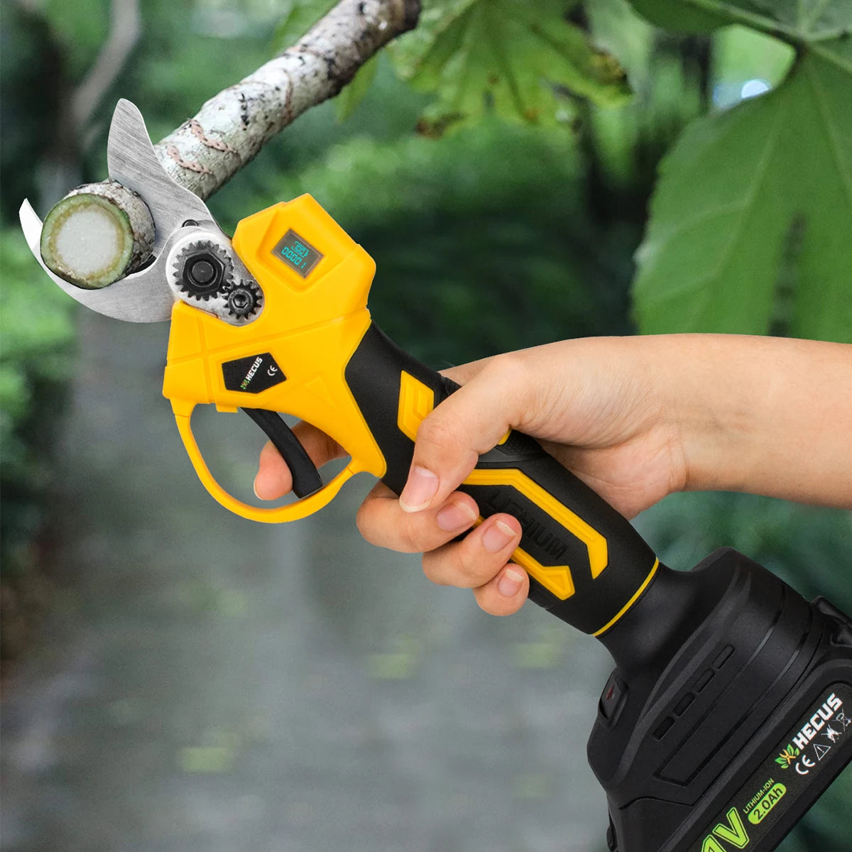 30mm Borstelloze Elektrische Snoeischaar 2 Versnellingen Fruitboom Bonsai Struik Snoeien Elektrische Schaar Voor Makita 18V Accu
