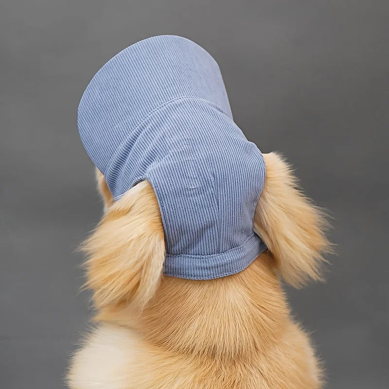 Adjustable Dog Baseball Cap Outdoor Sports Hat Soft Breathable Pet Sun Hat with Ear Holes Dog Parent-Child Hat Hiking