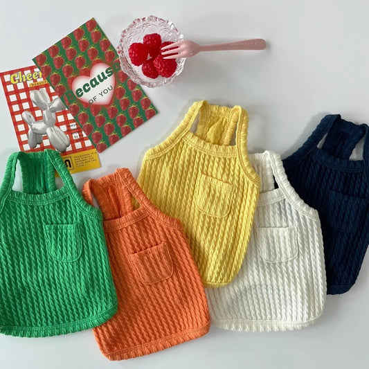 Summer Thin Dog Vest Breathable Dog Clothes For Small Dogs Chihuahua French Bulldog clothing Puppy Clothes Dog Accessories