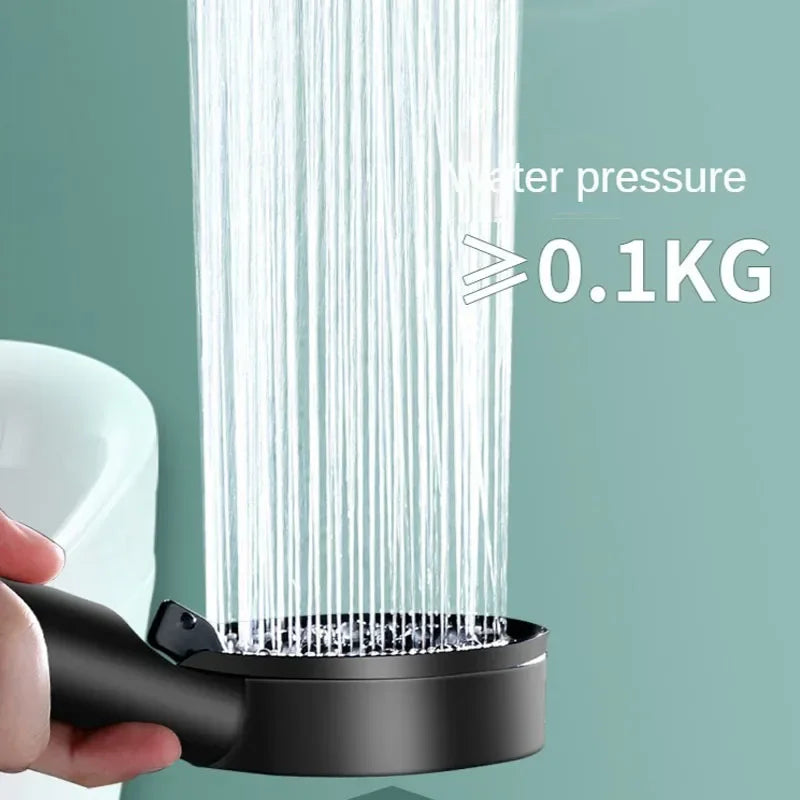 Shower Temperature High Quality Shower Head Water Filter Adjustable High Pressure Shower One-Key Stop Bathroom Accessories