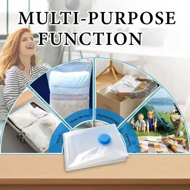 Vacuum Storage Bags Large Plastic Storage Bags for Storing Clothes Blankets Compression Empty Bag Travel Accessories Storage Bag