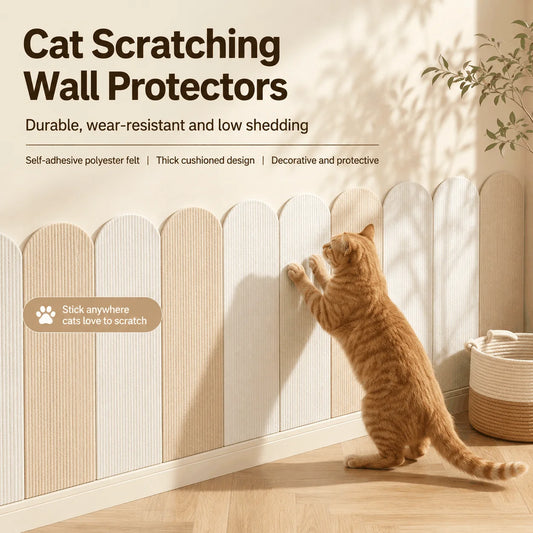 Cat Scratcher Cat Scratching Boards Self Adhesive Felt Furniture Protector Mat for Sofa Door Wall Cat Supplies