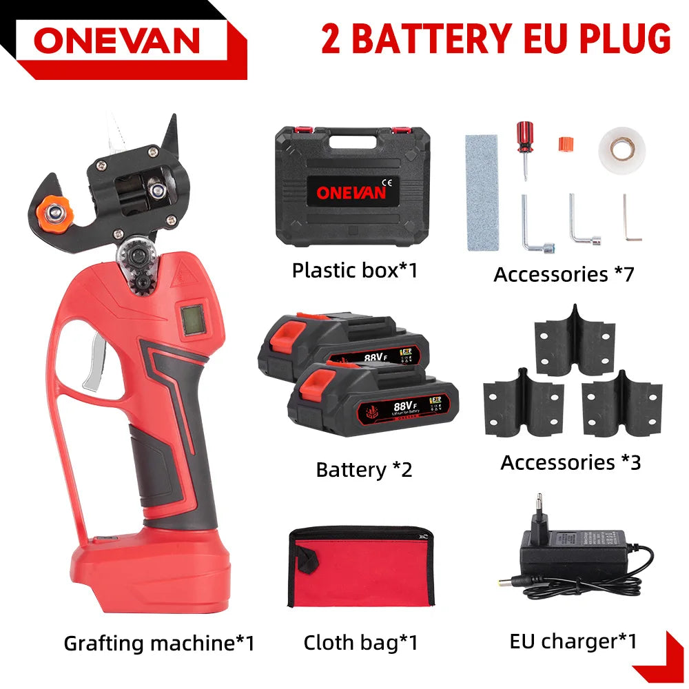 Sécateur électrique de greffage sans balais 25 mm 2 en 1, outil électroportatif multifonction pour batterie Makita 18 V