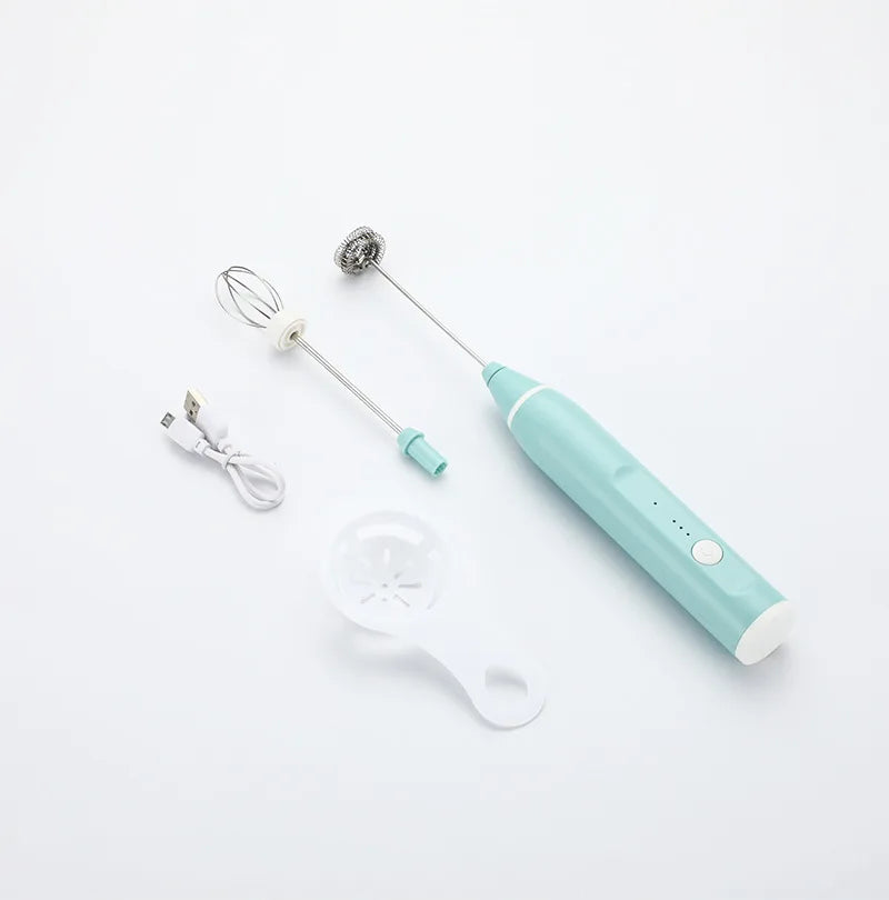 Milk Frothers USB Rechargeable Portable Blender Foamer High Speeds Drink Maker Whisk Mixer For Coffee Cappuccino Cream