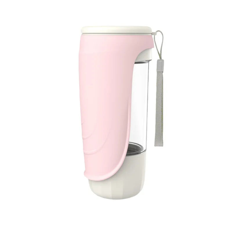 2 in 1 Dog Water Bottle Outdoor Portable Dog Water Bottle for Small Large Dogs Foldable Pet Drinking Bowl Dog Accessories