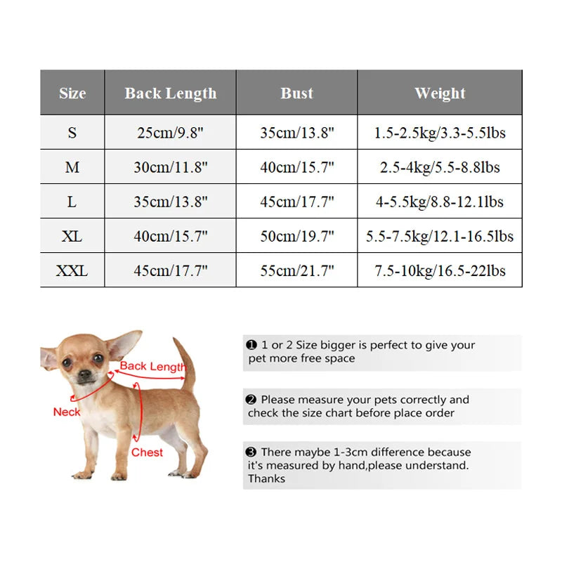 Thicken Pet Dog Clothes for Small Medium Dogs Winter Warm Dog Clothes Puppy Sweatshirt Dog Coat Jacket Dog Accessories