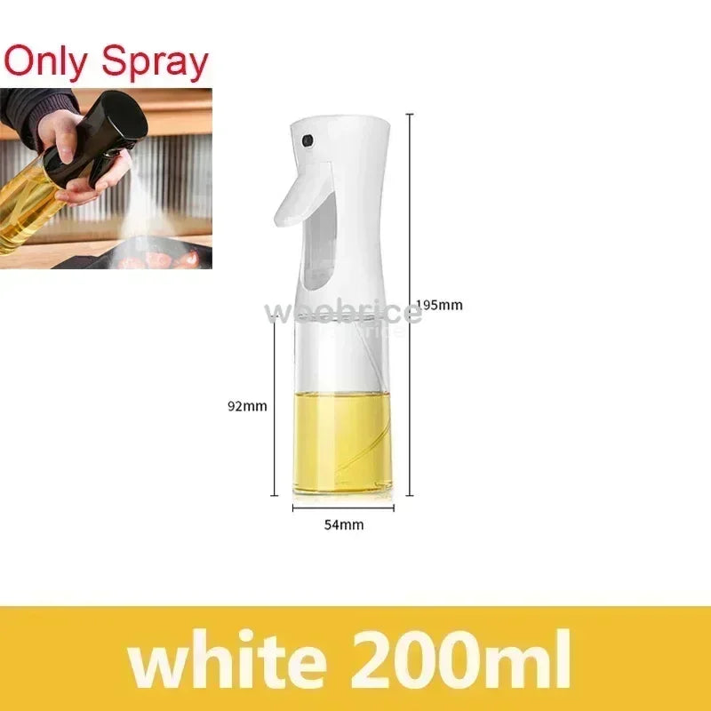 Glass Oil Spray Bottle Kitchen Oil Spray for Cooking Anti-leakage Olive Oil Storage Bottle for BBQ Salad Steak Kitchen Supplies